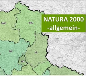 Karte Bundesland Ausschnitt Natura allgemein