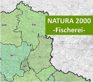 Karte Bundesland - Ausschnitt Natura Fischerei