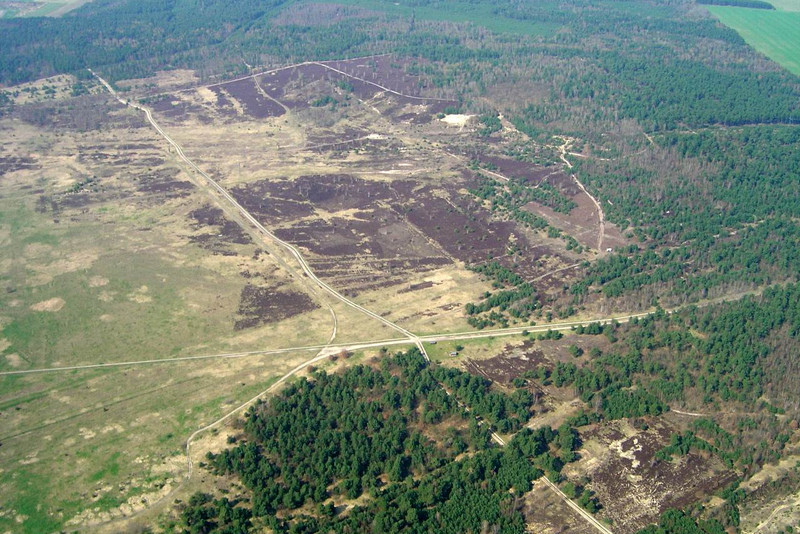 Luftbild vom Gebiet Kellerberge