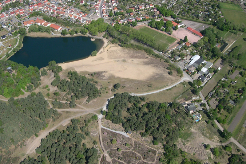 Binnendüne, Luftaufnahme Binnendüne, Luftaufnahme